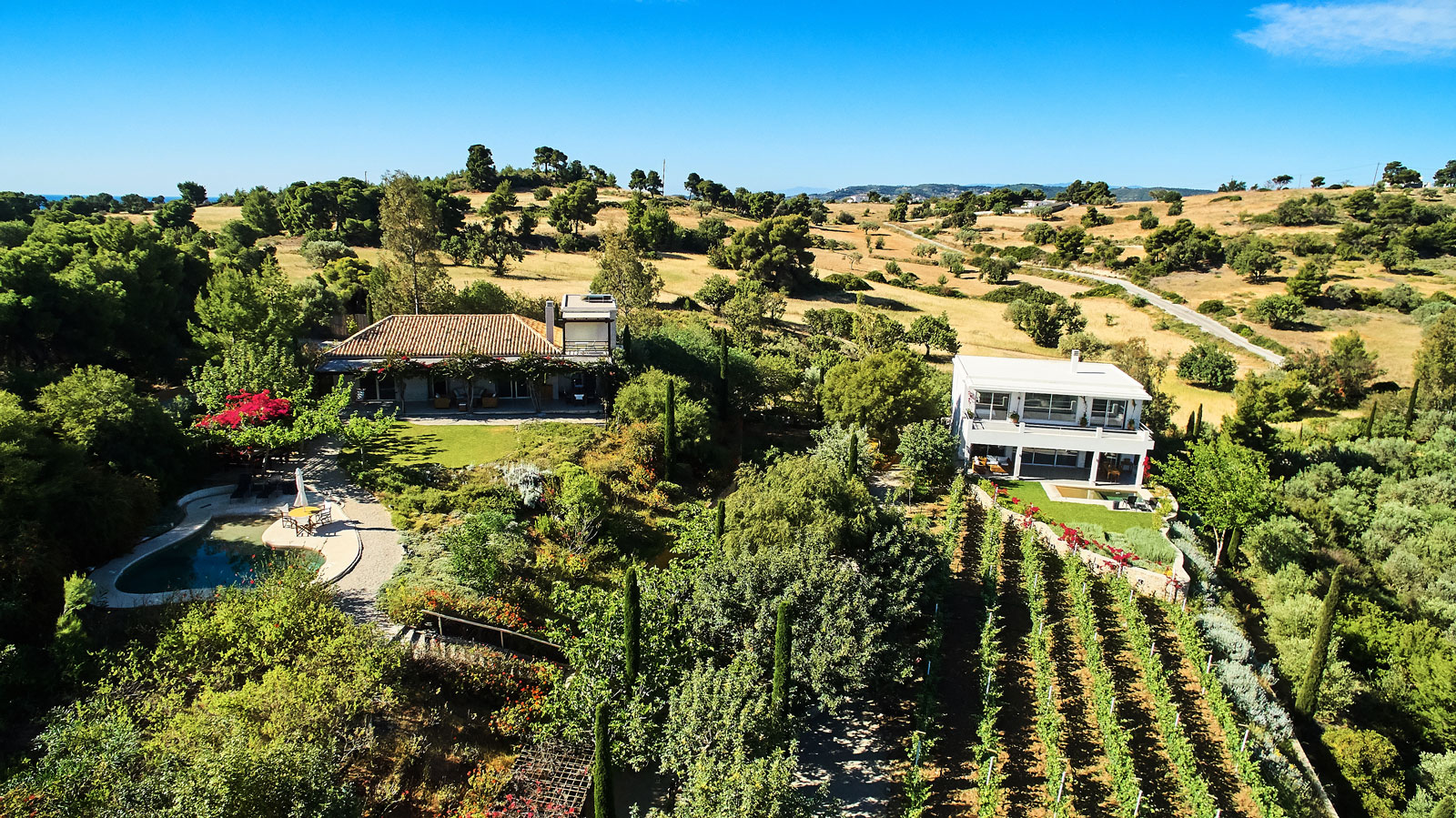 Basilico Aerial luxury villa by MYPORTOHELI